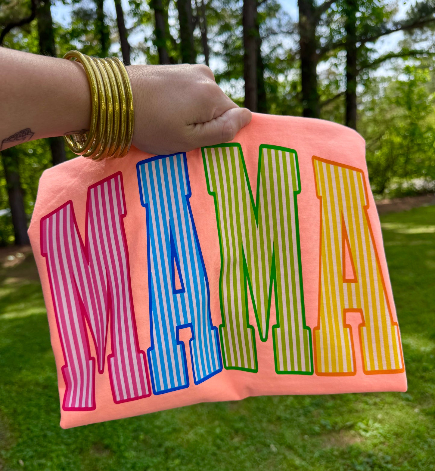 Neon Striped Mama