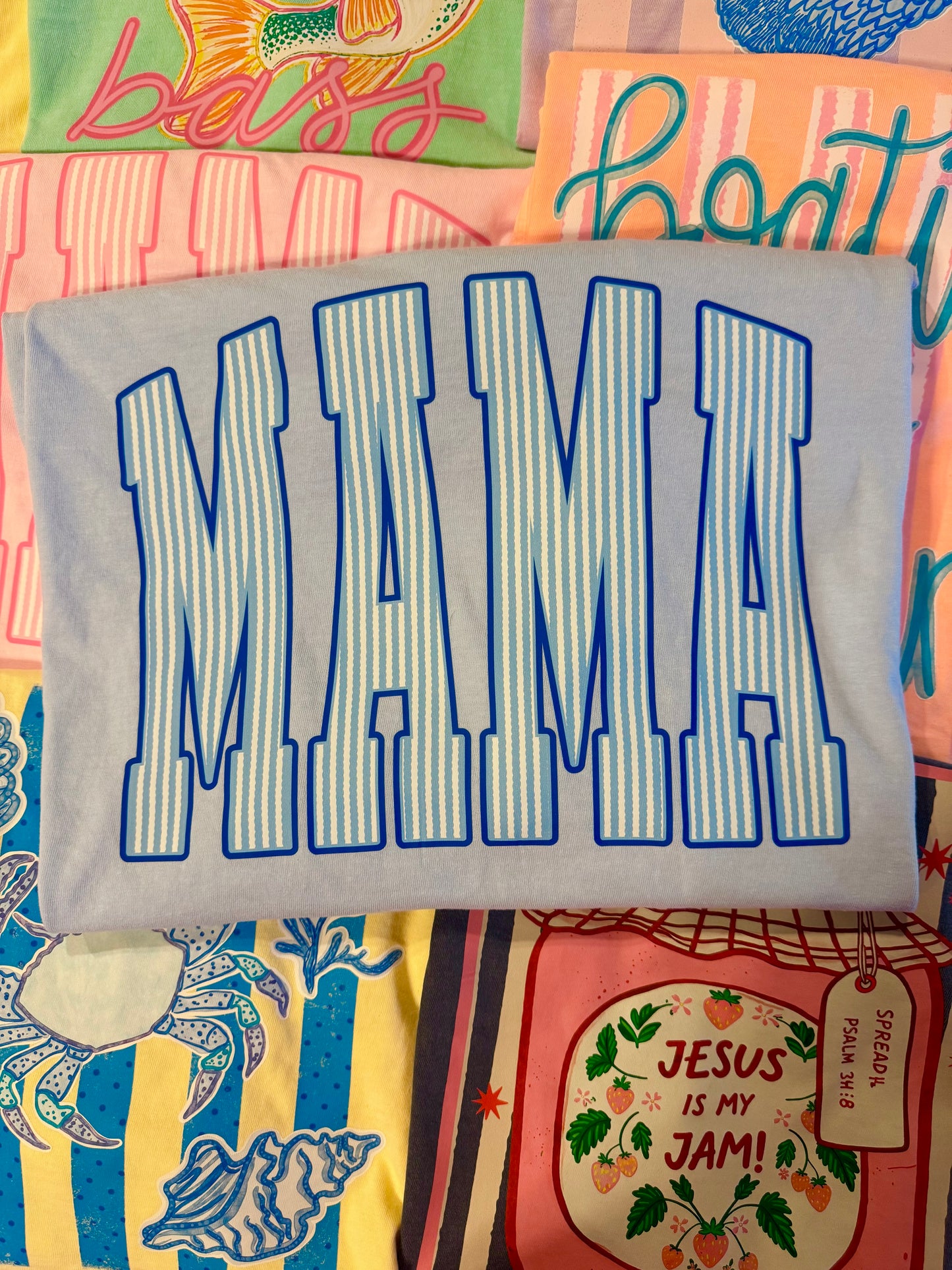Blue Striped Mama