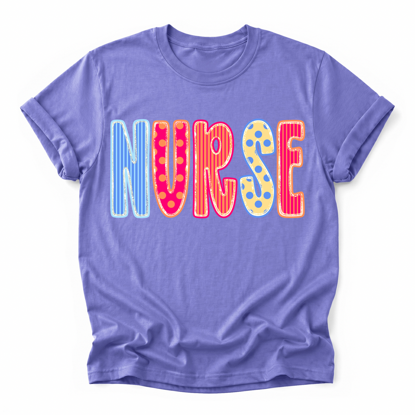 SALE- Nurse Dot & Stripe