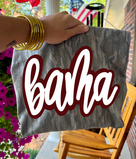 Bama Bottomland Tee (Crimson & White)