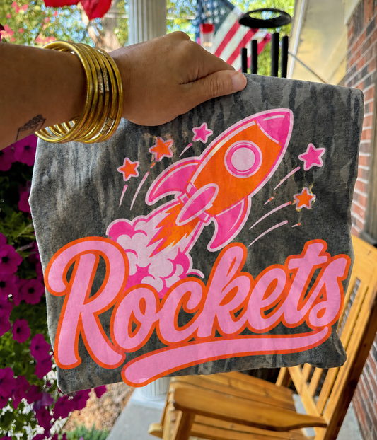 Rockets Mascot Bottomland Camo (Pink & Orange)
