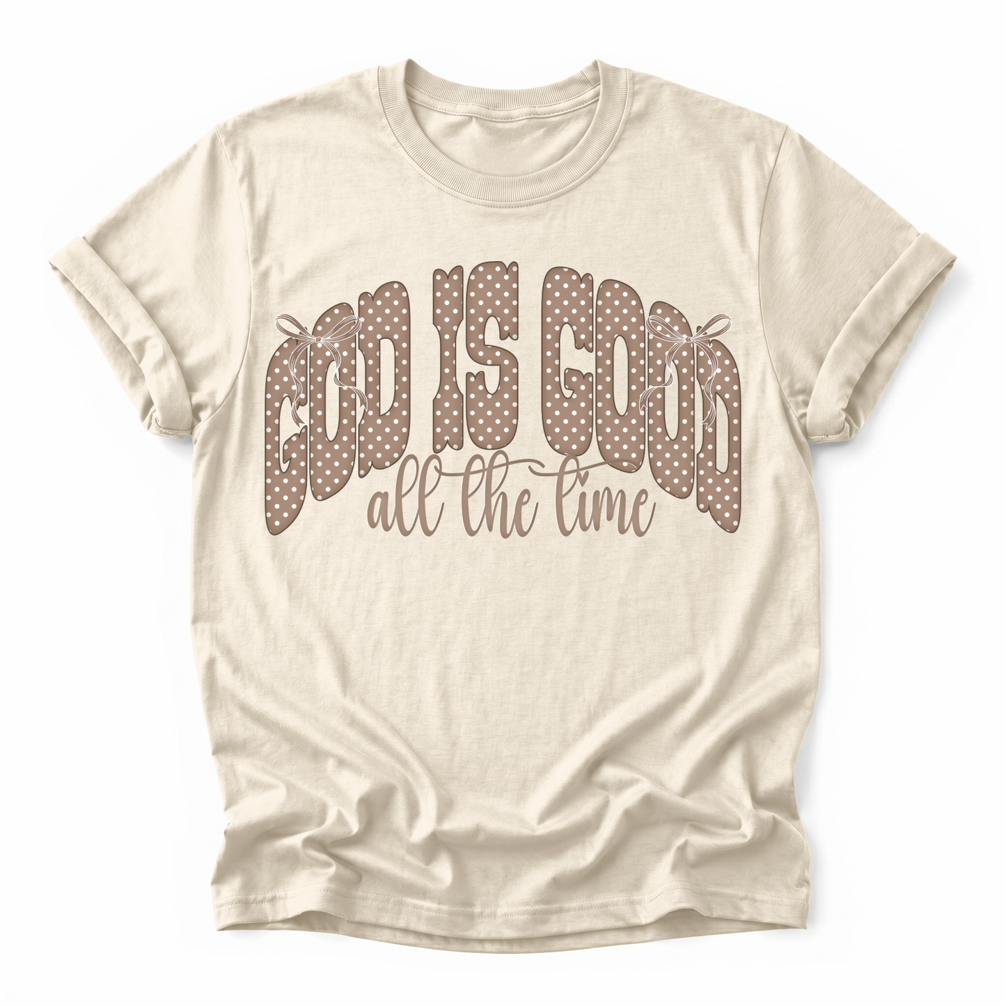 SALE- God is Good Polka Dot