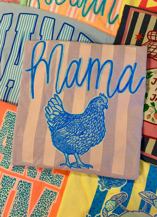 Stripe Mama Hen