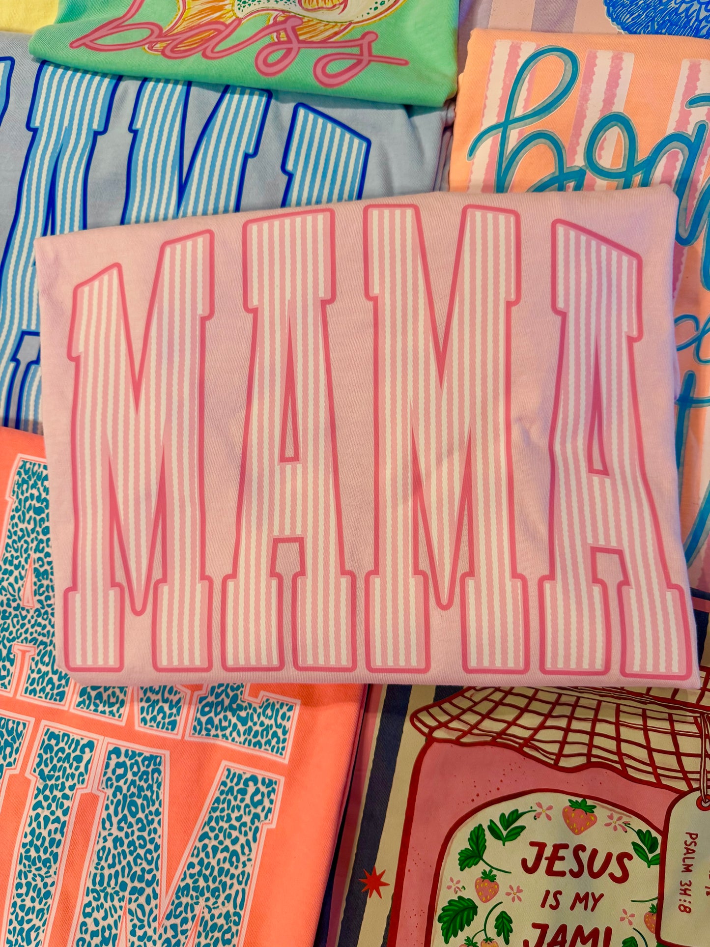 Pink Striped Mama