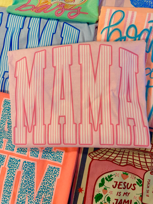 Pink Striped Mama